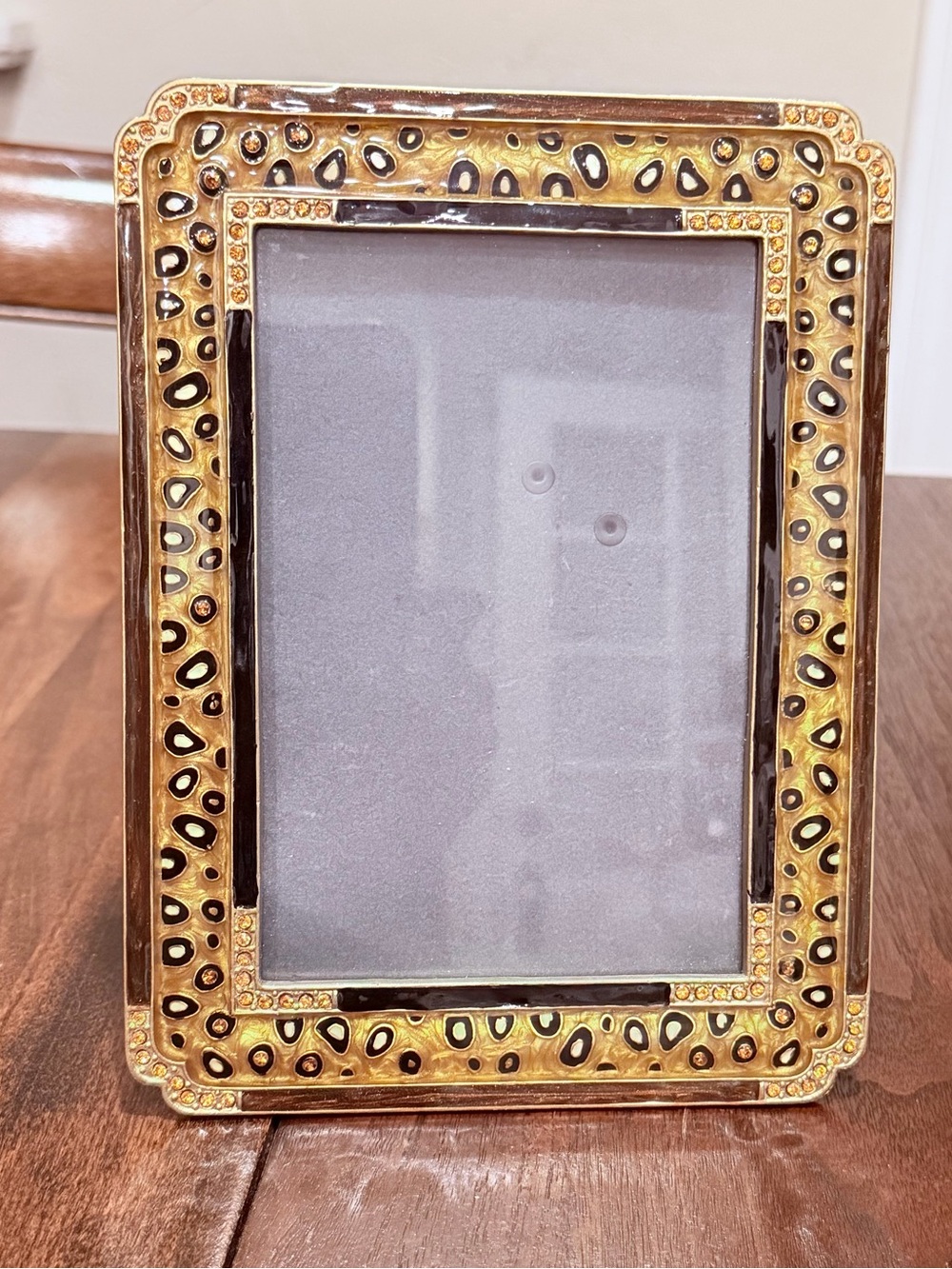 Gold Leopard Accent Picture Frame by